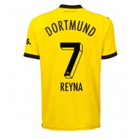 Dres Borussia Dortmund Giovanni Reyna #7 Domáci 2023-24 Krátky Rukáv